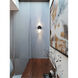 Slice LED 4 inch Black ADA Sconce Wall Light